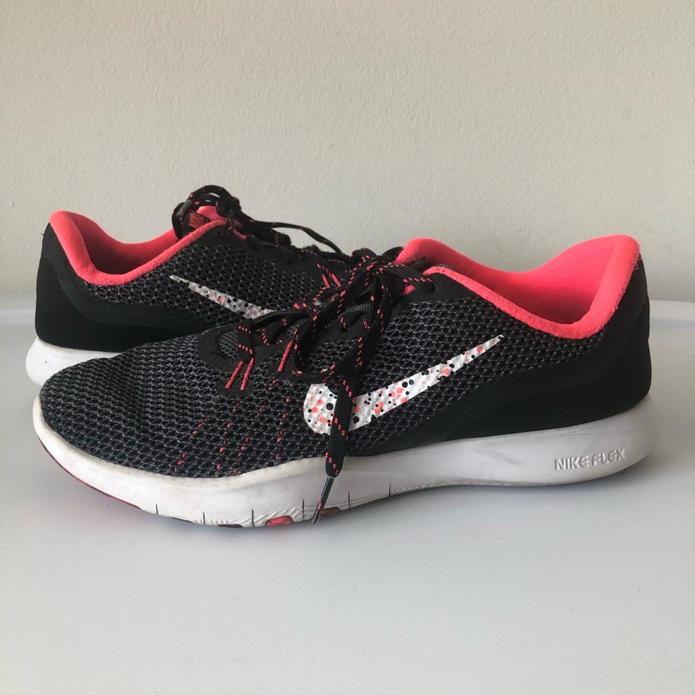 Nike Training Flex TR7 Shoes Grey Pink 9